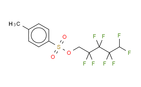 CAS No. 2264-00-8, 1-Pentanol,2,2,3,3,4,4,5,5-octafluoro-, 1-(4-methylbenzenesulfonate)