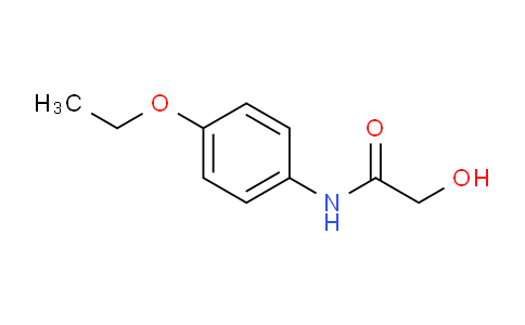 CAS No. 22521-79-5, N-(4-Ethoxyphenyl)-2-hydroxyacetamide