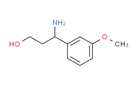 CAS No. 22490-86-4, 3-Amino-3-(3-methoxyphenyl)propan-1-ol
