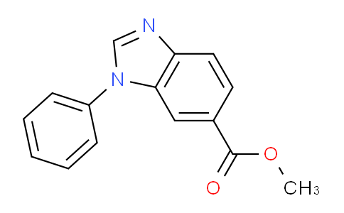 CAS No. 220495-77-2, Methyl 1-phenyl-1H-benzo[d]imidazole-6-carboxylate