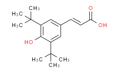CAS No. 22014-01-3, 3,5-Di-tert-butyl-4-hydroxycinnamic acid