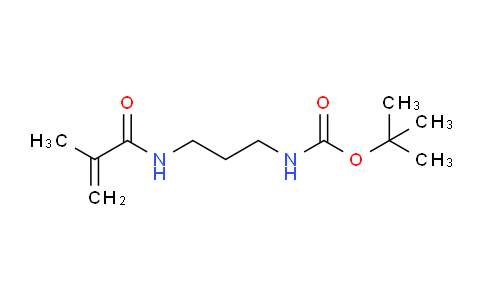 CAS No. 219739-79-4, tert-Butyl (3-methacrylamidopropyl)carbamate