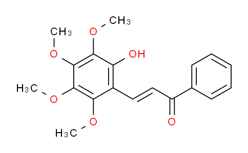 CAS No. 219298-74-5, 3-(2-Hydroxy-3,4,5,6-tetramethoxyphenyl)-1-phenylprop-2-en-1-one