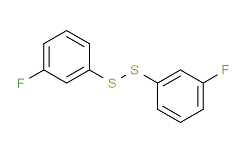 CAS No. 63930-17-6, 1,2-Bis(3-fluorophenyl)disulfane
