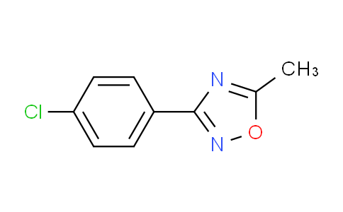 CAS No. 21614-47-1, 3-(4-Chlorophenyl)-5-methyl-1,2,4-oxadiazole
