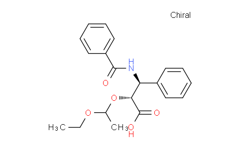 CAS No. 216094-54-1, (2R,3S)-3-Benzamido-2-(1-ethoxyethoxy)-3-phenylpropanoic acid