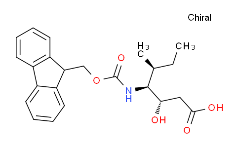 CAS No. 215190-17-3, (3S,4S,5S)-4-((((9H-Fluoren-9-yl)methoxy)carbonyl)amino)-3-hydroxy-5-methylheptanoic acid