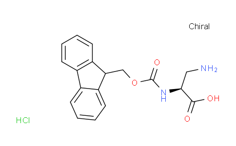 CAS No. 212688-53-4, (S)-2-((((9H-Fluoren-9-yl)methoxy)carbonyl)amino)-3-aminopropanoic acid hydrochloride