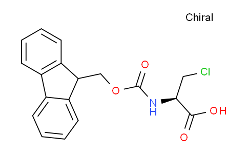 CAS No. 212651-52-0, (R)-2-((((9H-Fluoren-9-yl)methoxy)carbonyl)amino)-3-chloropropanoic acid