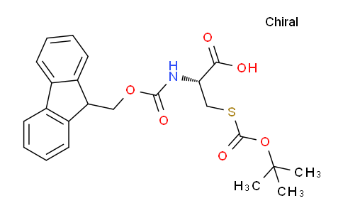 CAS No. 212140-38-0, (R)-2-((((9H-Fluoren-9-yl)methoxy)carbonyl)amino)-3-((tert-butoxycarbonyl)thio)propanoic acid
