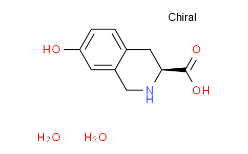 CAS No. 210709-23-2, (S)-7-Hydroxy-1,2,3,4-tetrahydroisoquinoline-3-carboxylic acid dihydrate