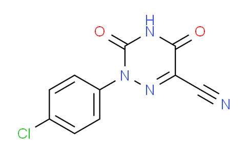 CAS No. 20932-04-1, 2-(4-Chlorophenyl)-3,5-dioxo-2,3,4,5-tetrahydro-1,2,4-triazine-6-carbonitrile