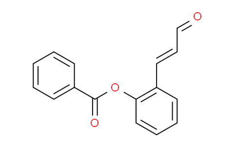 CAS No. 208118-56-3, 2-(3-Oxoprop-1-en-1-yl)phenyl benzoate