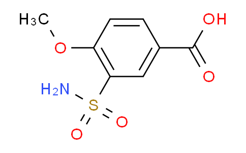 CAS No. 20532-06-3, 4-Methoxy-3-sulfamoylbenzoic acid