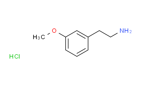 CAS No. 2039-54-5, 2-(3-Methoxyphenyl)ethanamine hydrochloride