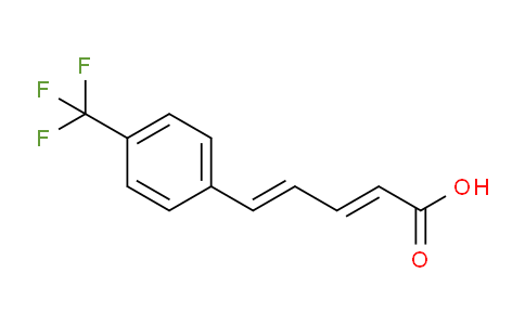 CAS No. 203722-39-8, (2E,4E)-5-(4-(Trifluoromethyl)phenyl)penta-2,4-dienoic acid