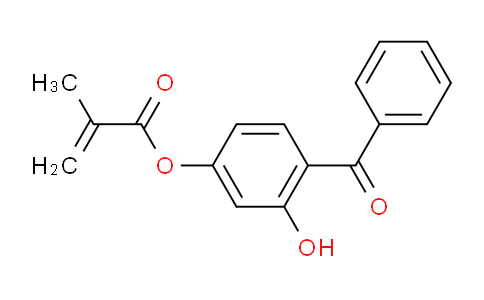 CAS No. 2035-72-5, 4-Benzoyl-3-hydroxyphenyl methacrylate