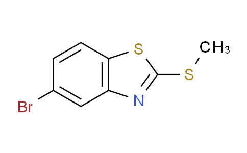 CAS No. 203395-29-3, 5-Bromo-2-(methylthio)benzo[d]thiazole