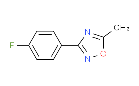 CAS No. 196301-98-1, 3-(4-Fluorophenyl)-5-methyl-1,2,4-oxadiazole