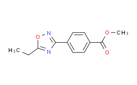CAS No. 196301-95-8, Methyl 4-(5-ethyl-1,2,4-oxadiazol-3-yl)benzoate