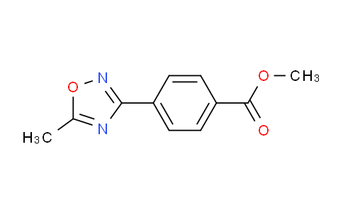 CAS No. 196301-94-7, Methyl 4-(5-methyl-1,2,4-oxadiazol-3-yl)benzoate