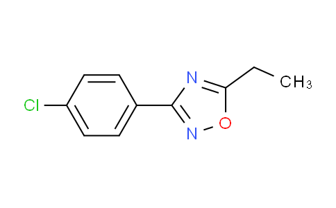 CAS No. 196301-93-6, 3-(4-Chlorophenyl)-5-ethyl-1,2,4-oxadiazole