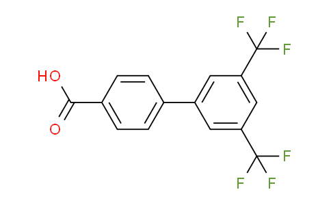CAS No. 195457-74-0, 3',5'-Bis(trifluoromethyl)-[1,1'-biphenyl]-4-carboxylic acid