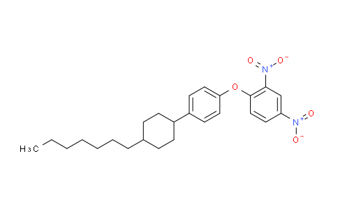 CAS No. 194939-20-3, 1-(4-(4-heptylcyclohexyl)phenoxy)-2,4-dinitrobenzene