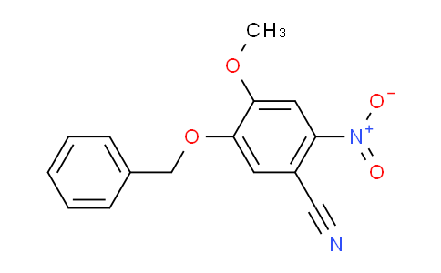 CAS No. 192869-56-0, 5-(Benzyloxy)-4-methoxy-2-nitrobenzonitrile