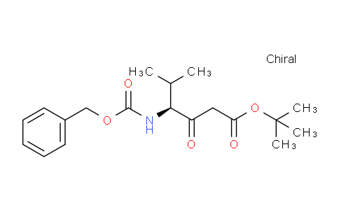 CAS No. 191731-16-5, (S)-Tert-Butyl 4-(((benzyloxy)carbonyl)amino)-5-methyl-3-oxohexanoate