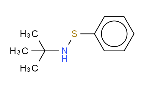 CAS No. 19117-31-8, Benzenesulfenamide,N-(1,1-dimethylethyl)-