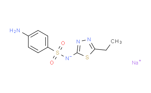 CAS No. 1904-95-6, Sodium ((4-aminophenyl)sulfonyl)(5-ethyl-1,3,4-thiadiazol-2-yl)amide