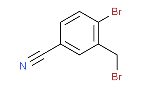CAS No. 190197-86-5, 4-Bromo-3-(bromomethyl)benzonitrile