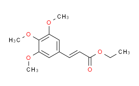 CAS No. 1878-29-1, Ethyl 3-(3,4,5-trimethoxyphenyl)acrylate