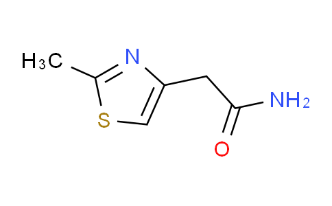 CAS No. 185623-66-9, 2-(2-Methylthiazol-4-yl)acetamide