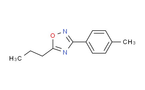 CAS No. 182295-26-7, 5-Propyl-3-(p-tolyl)-1,2,4-oxadiazole