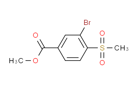 CAS No. 182003-84-5, Methyl 3-bromo-4-(methylsulfonyl)benzoate