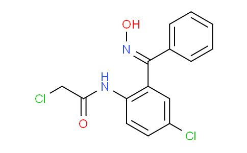 CAS No. 17977-76-3, 2-Chloro-N-(4-chloro-2-((hydroxyimino)(phenyl)methyl)phenyl)acetamide