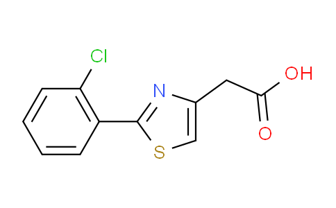 CAS No. 17969-25-4, 2-(2-(2-Chlorophenyl)thiazol-4-yl)acetic acid