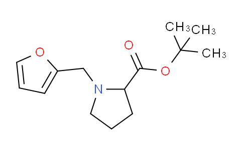 CAS No. 1787375-26-1, tert-Butyl 1-(furan-2-ylmethyl)pyrrolidine-2-carboxylate