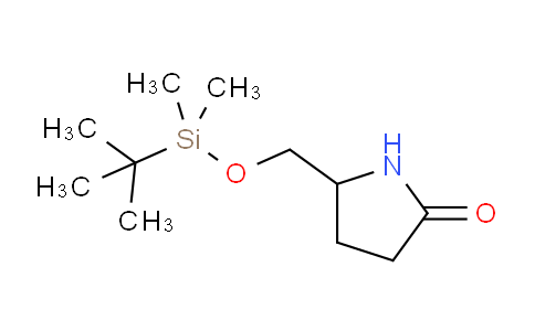 CAS No. 177911-57-8, 5-(((tert-Butyldimethylsilyl)oxy)methyl)pyrrolidin-2-one