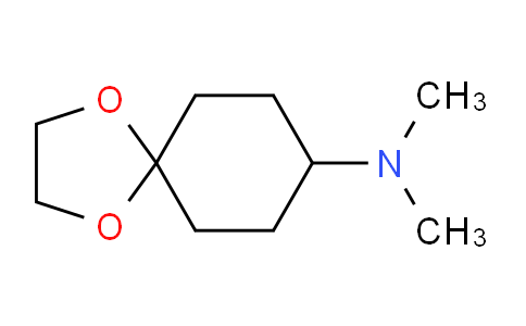 CAS No. 176661-76-0, N,N-Dimethyl-1,4-dioxaspiro[4.5]decan-8-amine