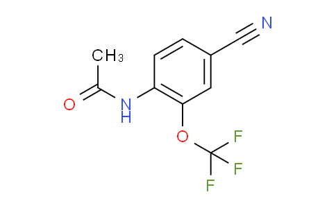 CAS No. 175278-19-0, N-(4-Cyano-2-(trifluoromethoxy)phenyl)acetamide