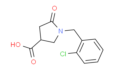CAS No. 175205-45-5, 1-(2-Chlorobenzyl)-5-oxopyrrolidine-3-carboxylic acid