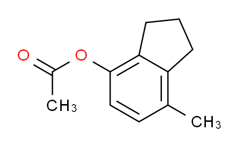 CAS No. 175136-12-6, 7-Methyl-2,3-dihydro-1H-inden-4-yl acetate