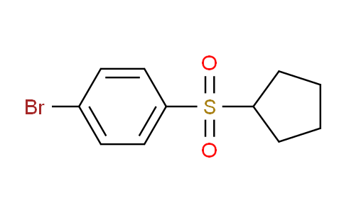 CAS No. 173387-45-6, 1-Bromo-4-(cyclopentylsulfonyl)benzene