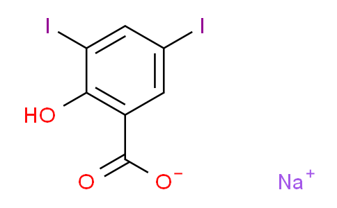 CAS No. 17274-17-8, Sodium 2-hydroxy-3,5-diiodobenzoate