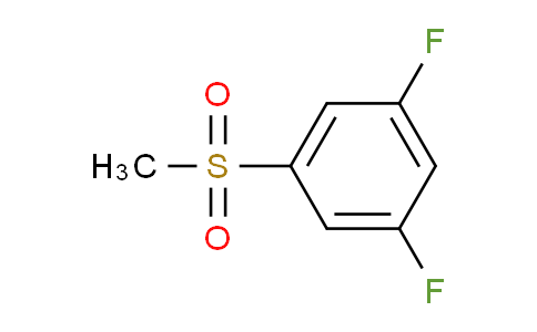 CAS No. 171421-55-9, 1,3-Difluoro-5-(methylsulfonyl)benzene