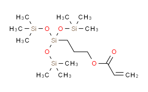 CAS No. 17096-12-7, 2-Propenoic acid,3-[3,3,3-trimethyl-1,1-bis[(trimethylsilyl)oxy]-1-disiloxanyl]propyl ester
