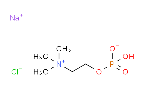 CAS No. 16904-96-4, Sodium 2-(trimethylammonio)ethyl phosphate chloride